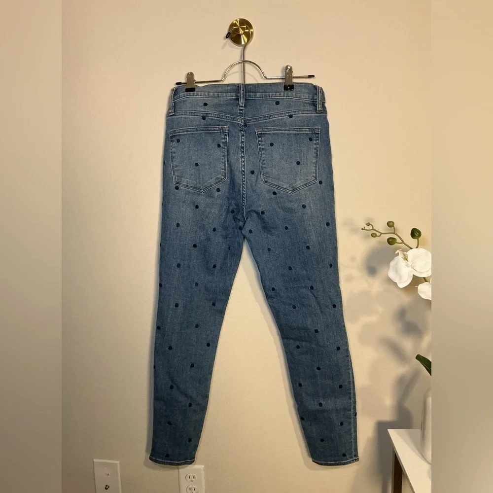 Blue Polka Dot Women's Jeans
